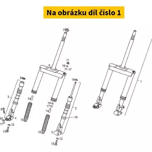 Front Fork Assy 00G00203002