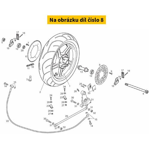 Disco Freno Trasero D.180 00G01303531