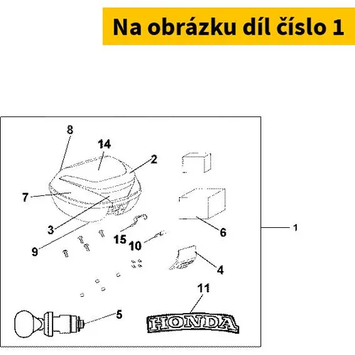 Top box 35l y-194 dune iv 08L55KTF862B