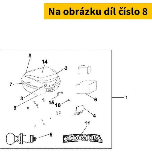 LID KIT, R-320P 08L55KTF8P1R5