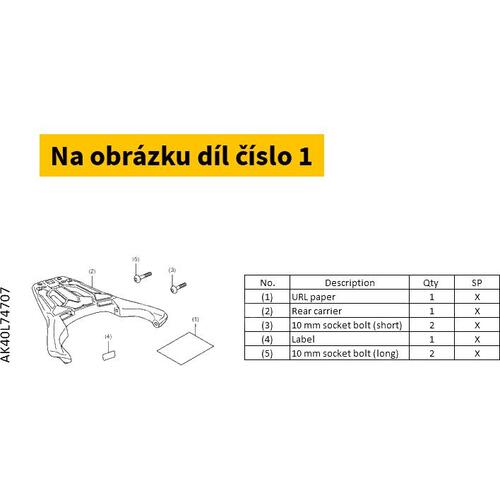 KIT,RR CARRIER 08L74K40F70