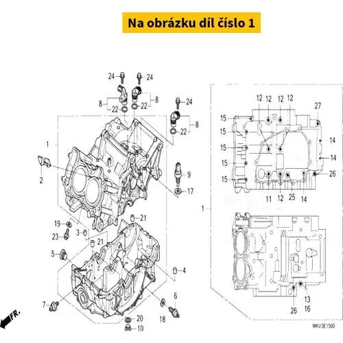 CRANKCASE SET 11000MKTD00