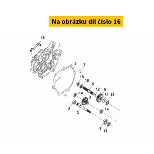 Mission breather tube 11221-XC1-000