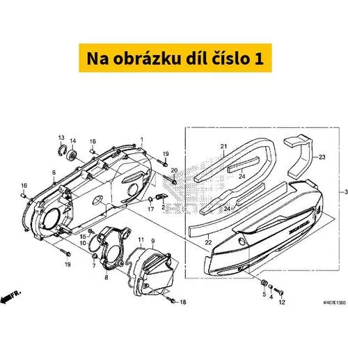 COVER COMP., L. SIDE 11340K40F00