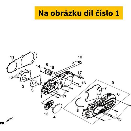 L CRANK CASE COVER 11341-L3A-000