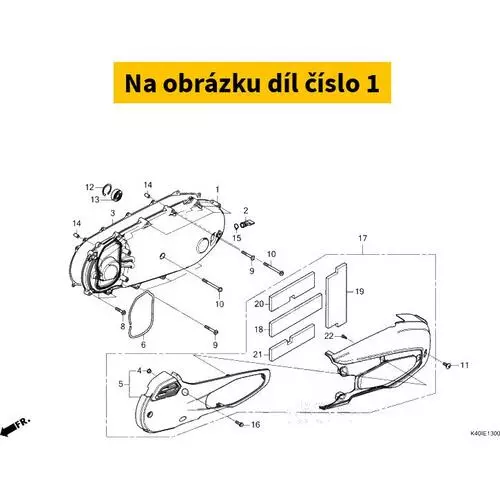 COVER, L. SIDE 11341K40A00