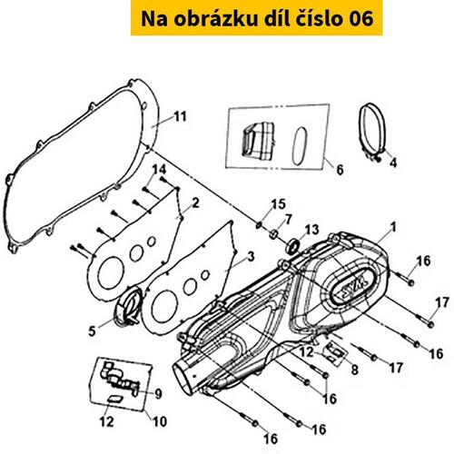 L. Cover Duct 1134B-ZEA-000