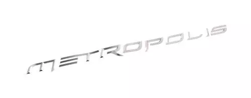 Decal 'METROPOLIS' Grey 1178536920