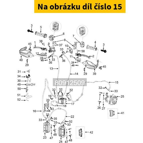 Hydraulic Hose Rear Set Brak 1179880300