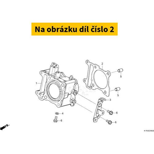 GASKET, CYLINDER (NICHIAS 12191K1NV01