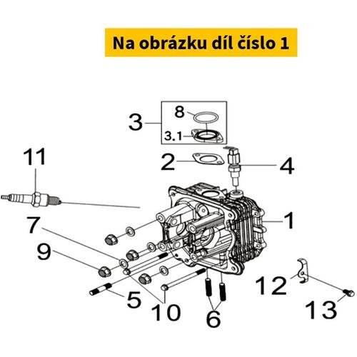 CYLINDER HEAD COMP 12200-FSA-000