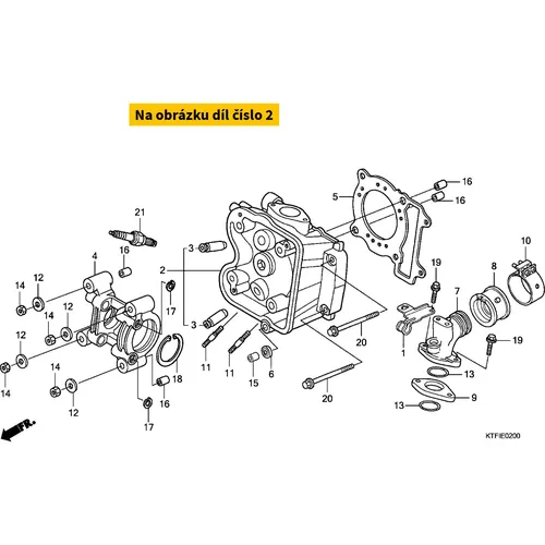 Head comp., cylinder 12200KGG910