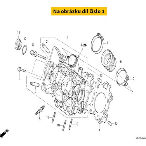 HEAD COMP., CYLINDER 12200MKTD00