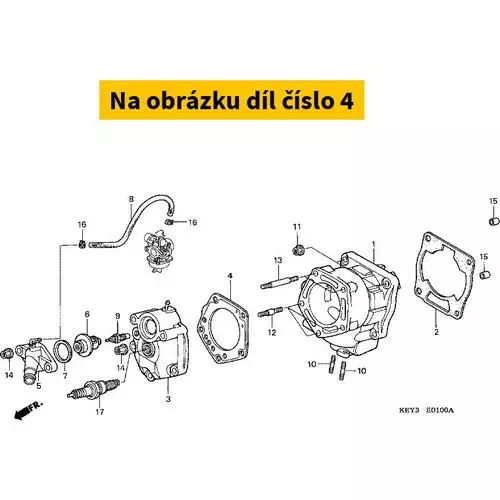 GASKET, CYLINDER HEAD 12251KEY900