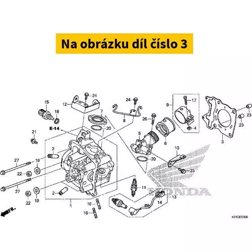 GASKET, CYLINDER HEAD 12251KZR601