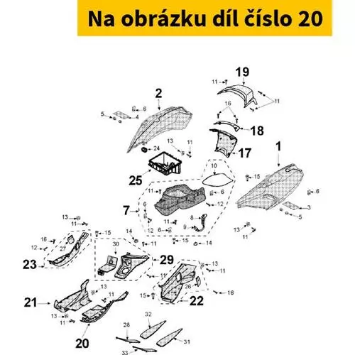 Lh Floor Board 12780826G1