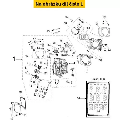 Ens. Culasse Complete 1279289298