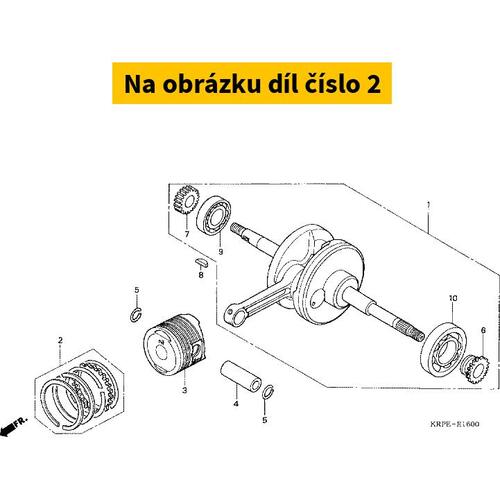 RING SET, PISTON (1.00) 13051KPL900