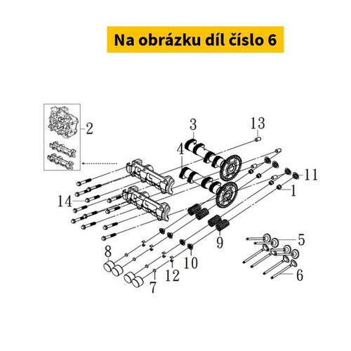 Exhaust Valve 14721-TL1-000