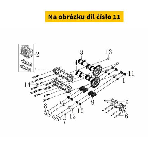 Seta Valve Spring 14775-HLK-000