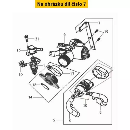 By-Pass Valve Stay 16403-H5B-000