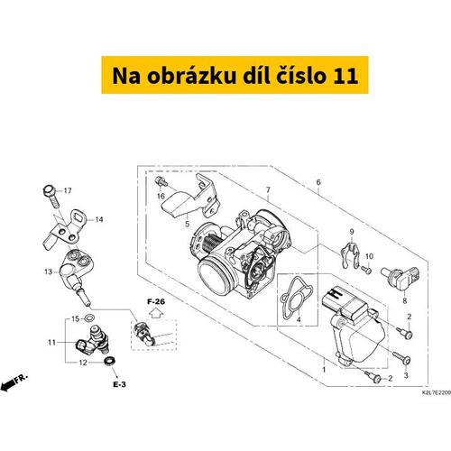 INJECTOR ASSY., FUEL 16450K1BT01