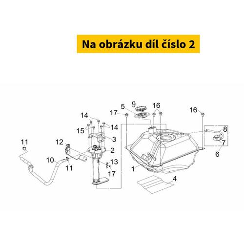 Fuel pump SYM Maxsym TL 500-508i 4T 2019-> 16700-TL1-000