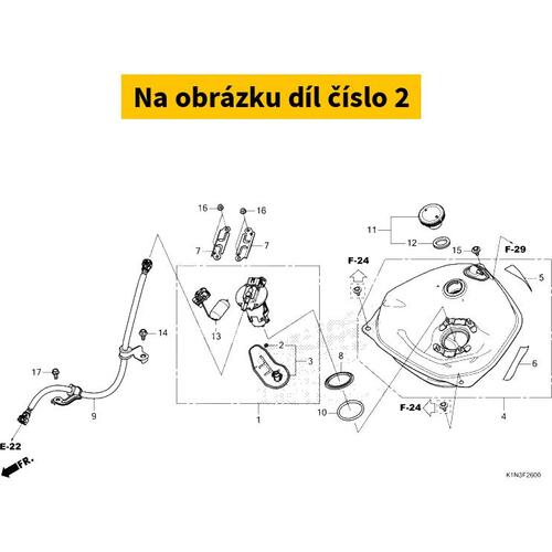 O-RING (P5) 16706K0JN01