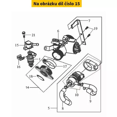 Fuel Injector Cup Assy 17120-H6Y-000