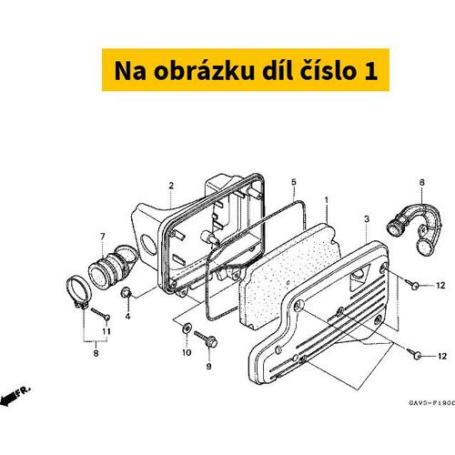 FILTR VZDUCHU 17205GAV700