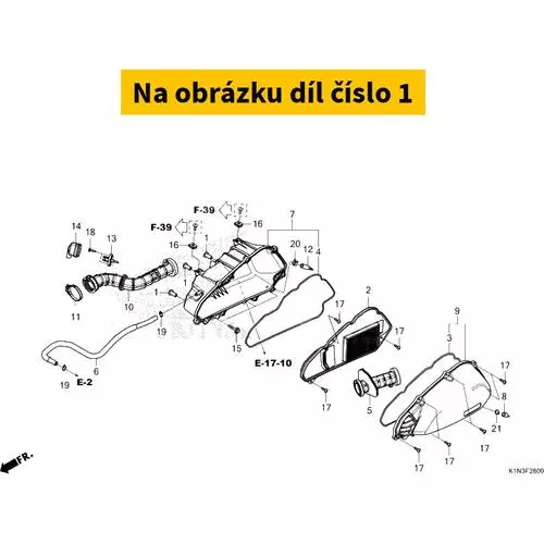 COLLAR, AIR CLEANER SETTI 17208K1NV00