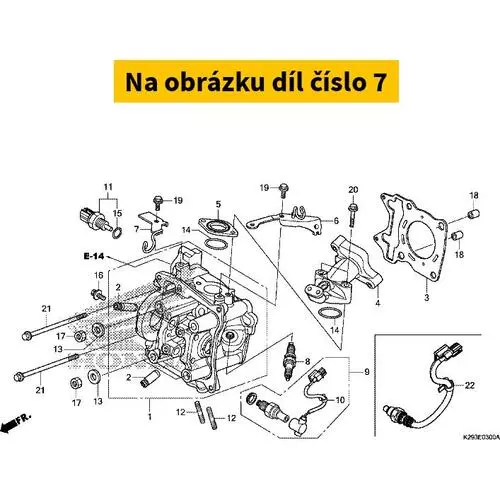 CLAMPER COMP., BREATHER T 17219K29J00