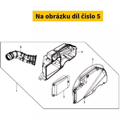 Air Cleaner Case Cover 17231-HHA-000