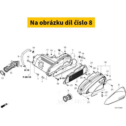 SEAL, AIR CLEANER DUCT 17233K1BT00