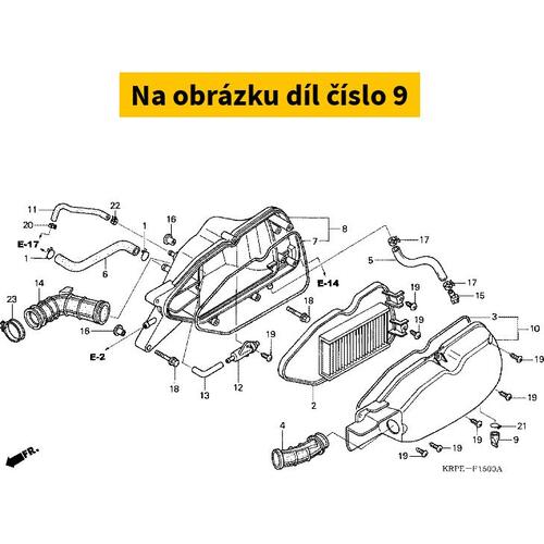 TUBE, AIR CLEANER DRAIN 17234KCC941