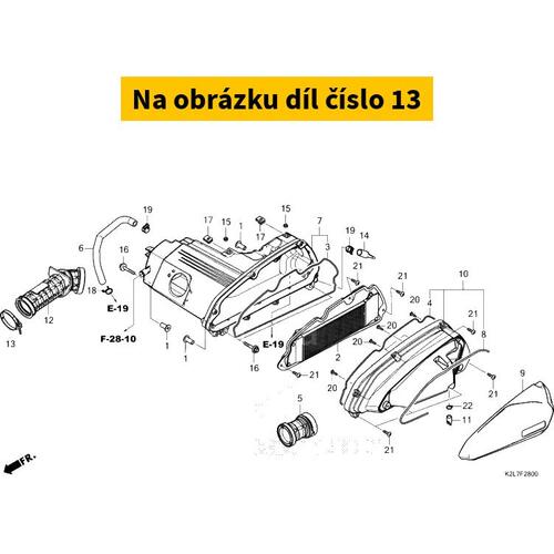 BAND, AIR CLEANER CONNECT 17256K1BT00