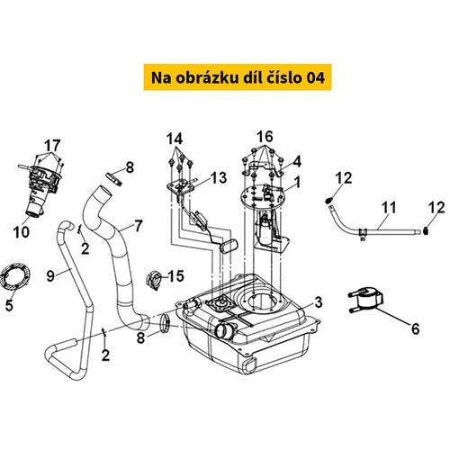 Fuel Tank Stay 17503-XB1-000