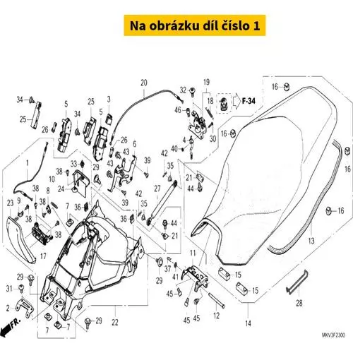 CABLE COMP., TANK LID 17520MKTD01