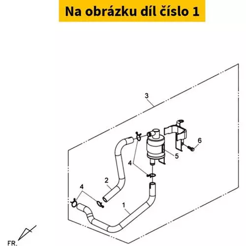 A.I.A.C.Tube A 17571-HNS-000