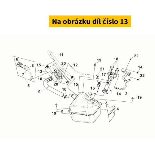 Filler Pipe Assy S-7539ul 1766A-L5B-000-OR