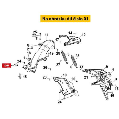 O2 Sensor Coupler Stay 17832-XZ1-000