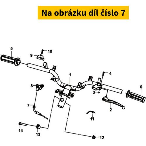 THROT cable COMP. 17910-XJA-000