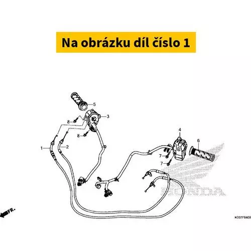 CABLE COMP. A, THROTTLE 17910K0BT01