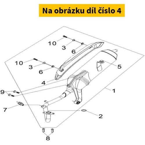 MUFFLER PROTECTOR 18318-AZA-000