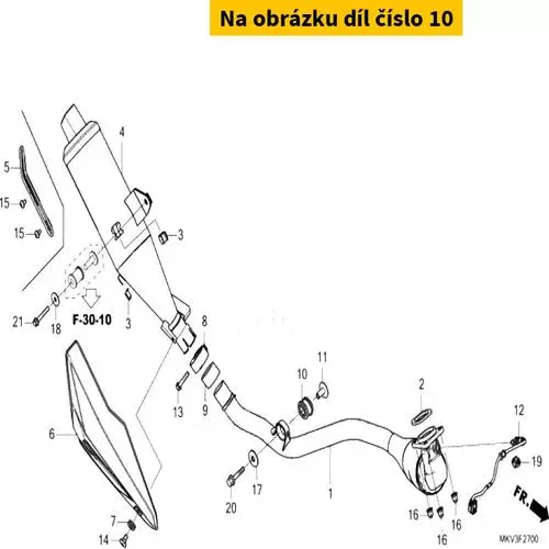 RUBBER, EX. PIPE MOUNTING 18422MFJD10