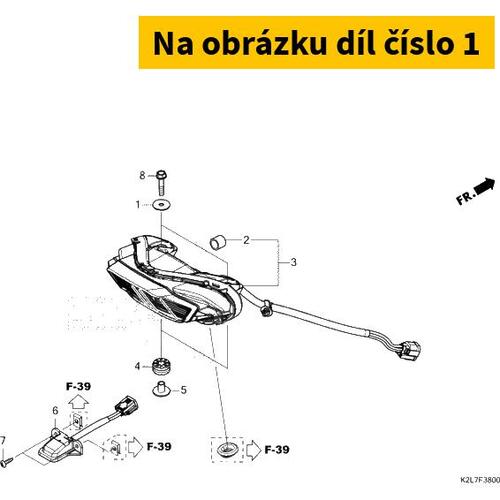 WASHER, RADIATOR MOUNTING 19092KZZ900