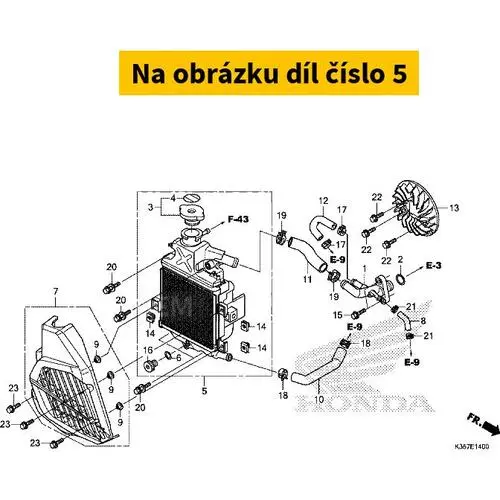 RADIATOR ASSY. 19100KWN781