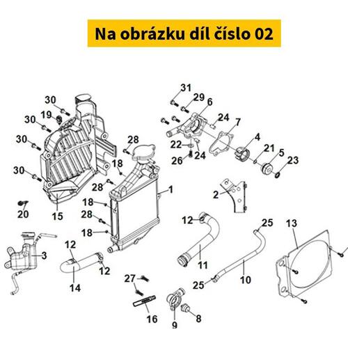 Reserve Tank Stay 19102-XR4-010