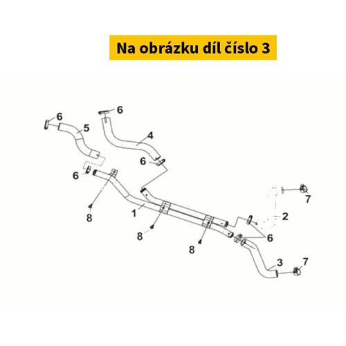 Radiator Outlet Hose 19123-L5B-000