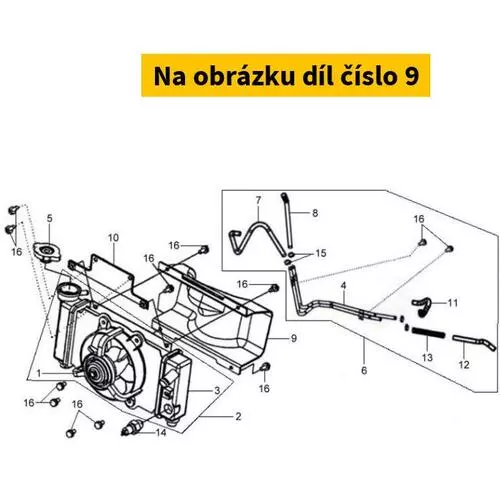 Radiator Air Duct B 19200-HHA-000